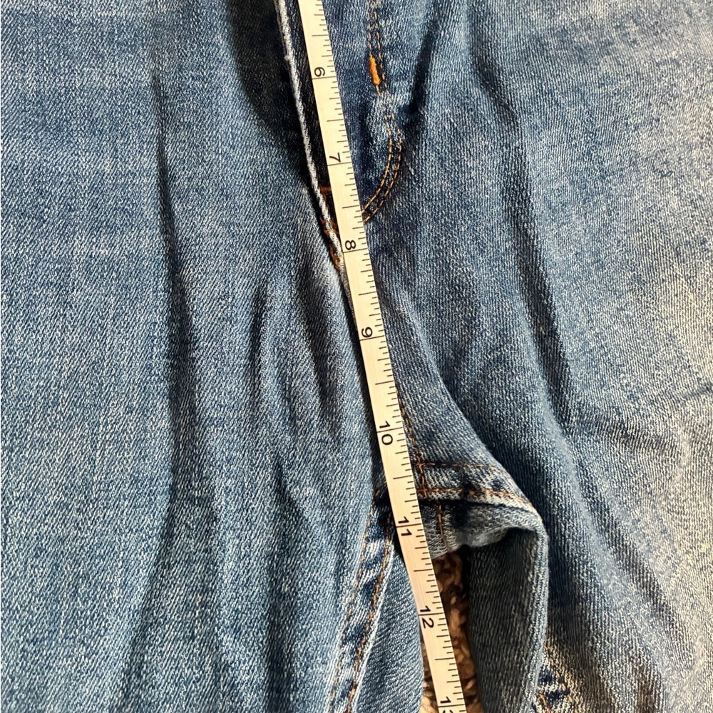 ZARA Women’s Flare Leg Jeans Blue Denim Size EUR 40 / US 8 (Like New) - Picture 6 of 7